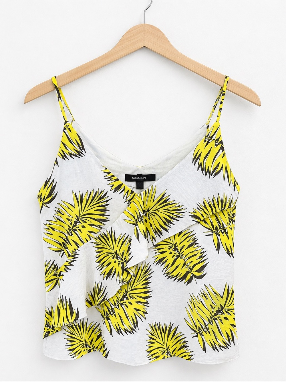 Like New Sugarlips Floral Ruffle Cami